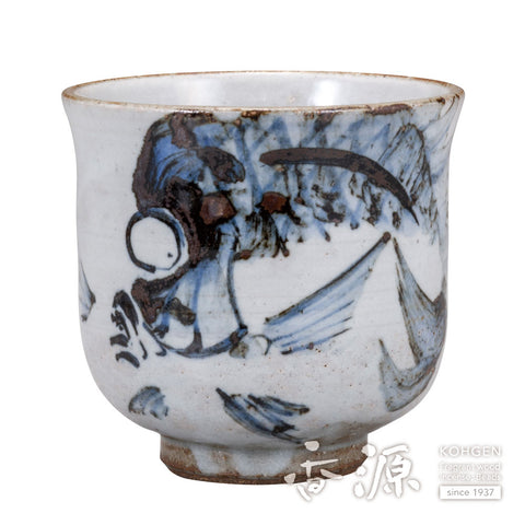 Kutani ware large teacup