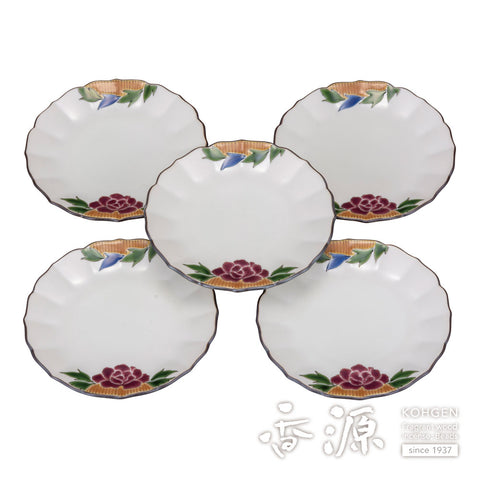 Kutani ware plate set