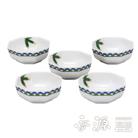 Kutani ware small bowl set