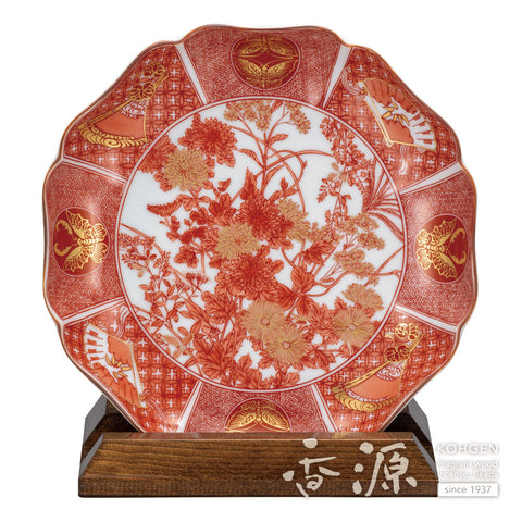 Kutani ware plate