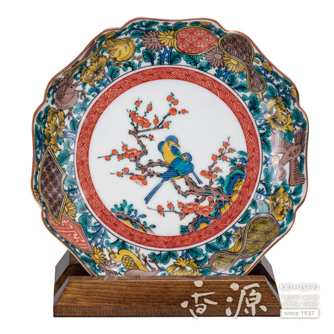 Kutani ware plate