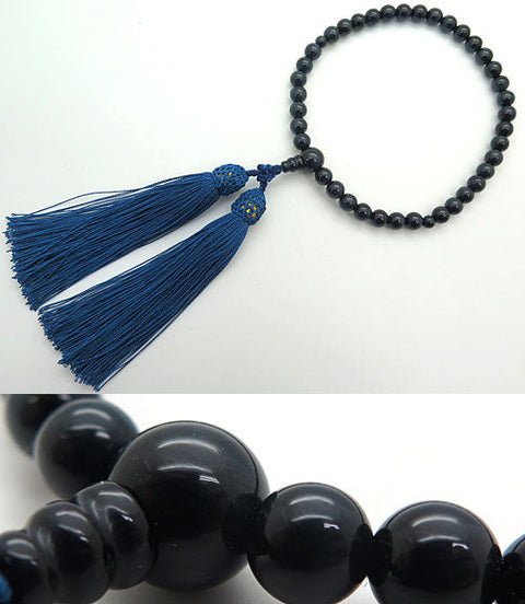 Women's Prayer Beads, Blue Tiger's Eye, 7mm Beads, Unisex