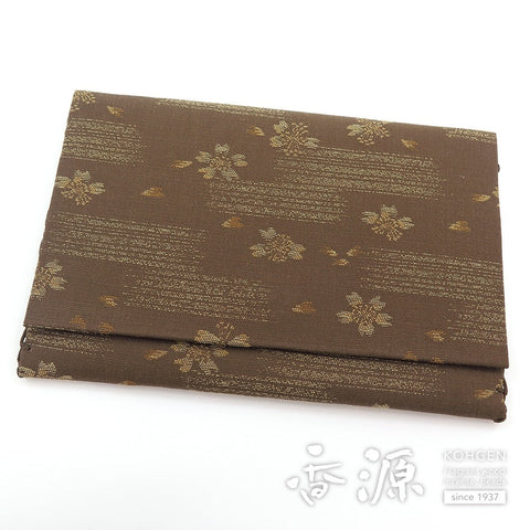 Kibune prayer bead bag No.10 Bifold, Mist and cherry blossoms