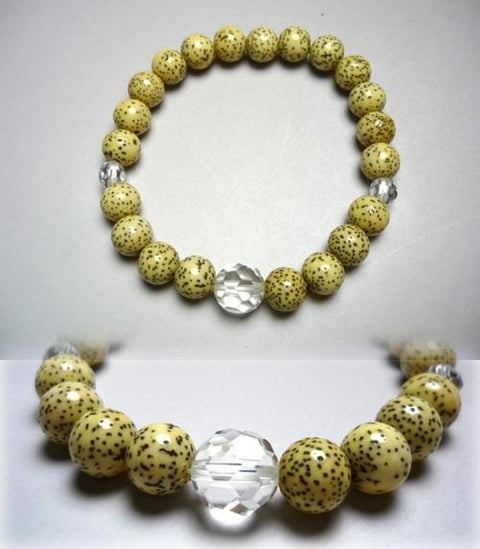 Starry Moon Linden Birthstone Bracelet April Crystal Cut