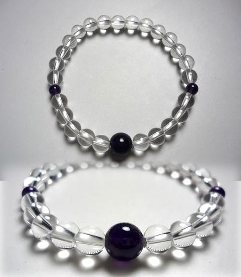 Birthstone bracelet February amethyst