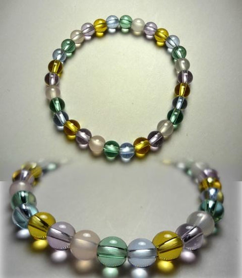 Five-color crystal bracelet