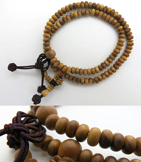 Indian Sandalwood 108 Bead Bracelet Jodo Shinshu