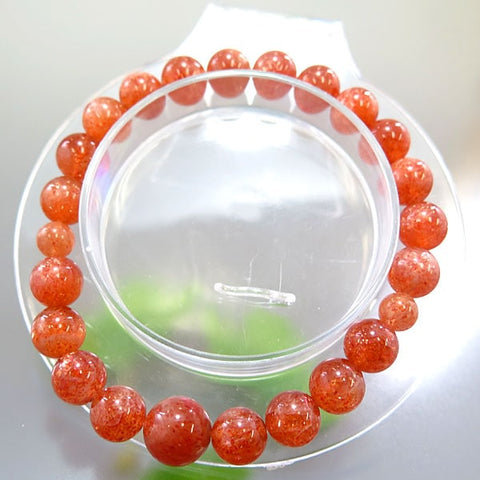 Sunstone 8mm beads bracelet, limited edition