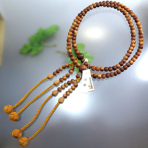 Men's prayer beads, Indian sandalwood, 12cm, Shingon sect, made to order, Kinsabo, limited edition