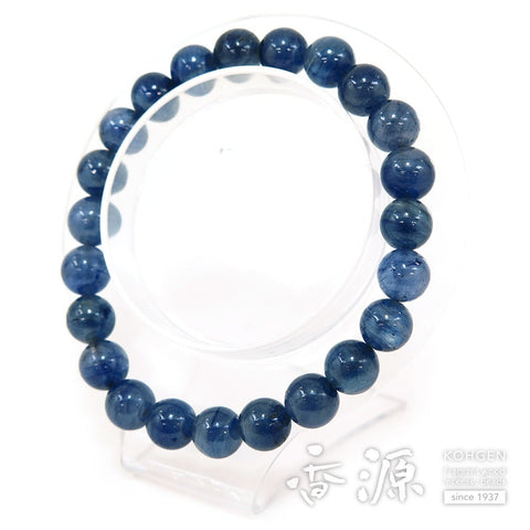 Sapphire 9mm beads bracelet straight