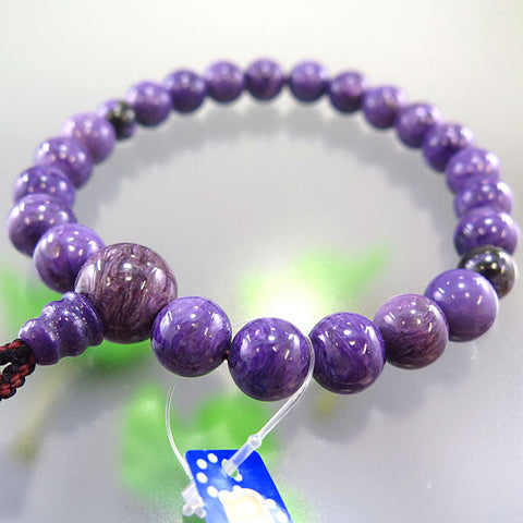 Men's prayer beads, Charoite, 22 beads, made to order, limited edition