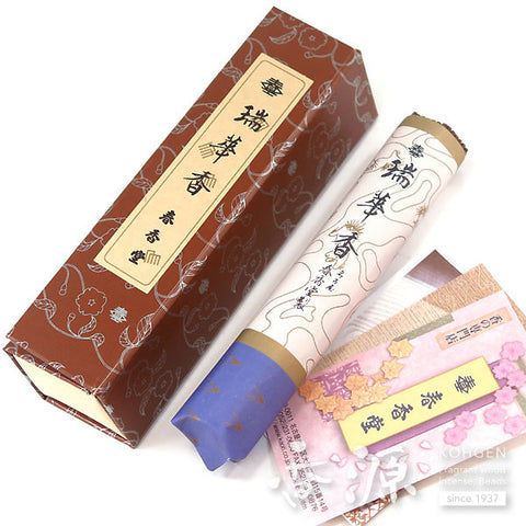 Shunkodo Incense Sticks, Zuikakoh, Bundle Type