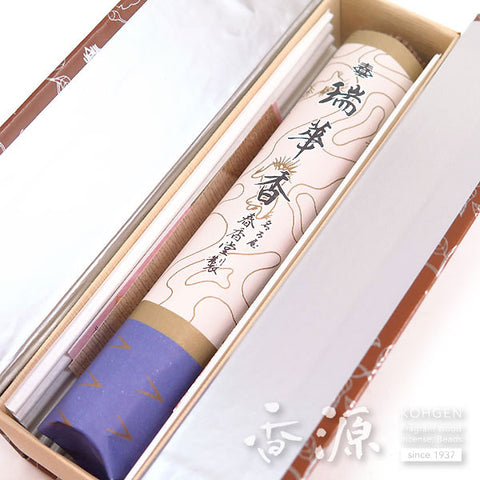 Shunkodo Incense Sticks, Zuikakoh, Bundle Type