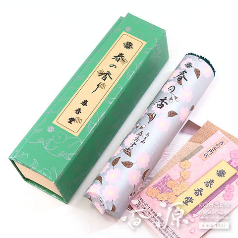 Shunkodo Incense Sticks, Harunokaori, Bundle Type
