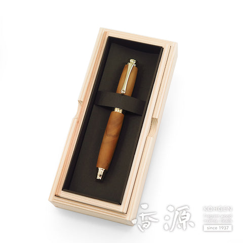 Sandalwood Fountain Pen with Wooden Box
