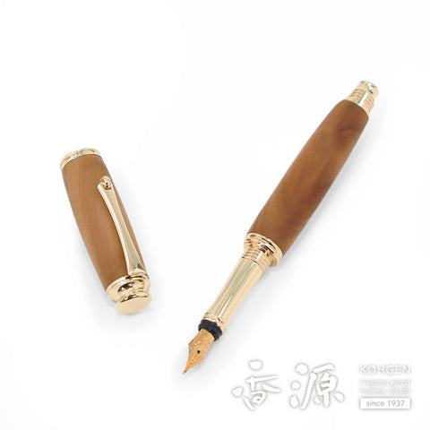 Sandalwood Fountain Pen with Wooden Box