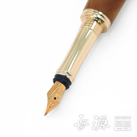 Sandalwood Fountain Pen with Wooden Box