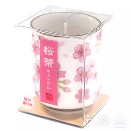 Cherry blossom tea candle