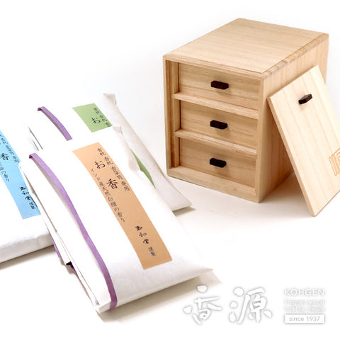Wooden Fragrance Sachet Holder – Chest of Drawers Type