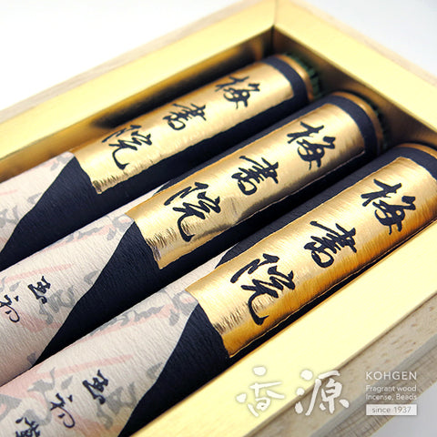 Gyokushodo Incense Sticks, Traditional Incense, Umeshoin, Premium Box