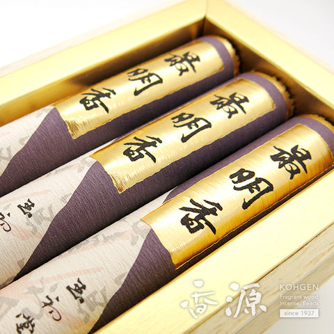 Gyokushodo Incense Sticks, Traditional Incense, Saimeikoh, Premium Box