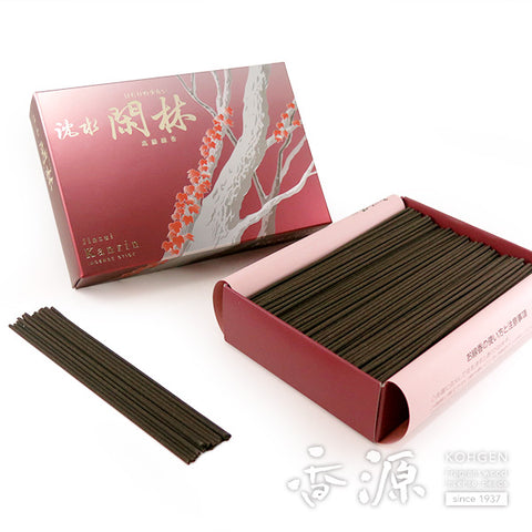 Gyokushodo Incense Sticks, Jinsui Kanrin, Less Smoke Type, Economic Pack