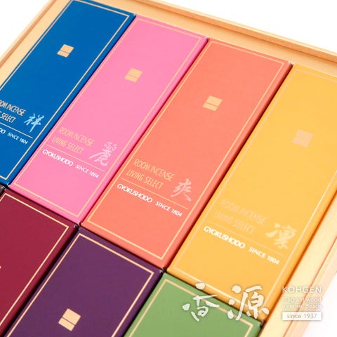 Gyokushodo Incense Sticks, Room Incense Living Series, Juku Red Wine Scent