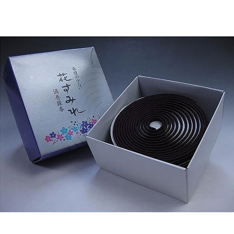 Gyokushodo Incense, Hanasumire  Bouquet, Violet Flower, 14 Coils