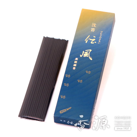 Gyokushodo Incense Sticks, Jinko Denpu, Less Smoke Type, Small Size