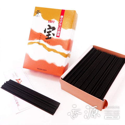 Kunjudo Incense Sticks, Takara Soft, Low-Smoke Type, Large Box