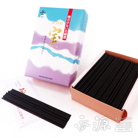 Kunjudo Incense Sticks, Takara Deluxe, Low-Smoke Type, Large Box