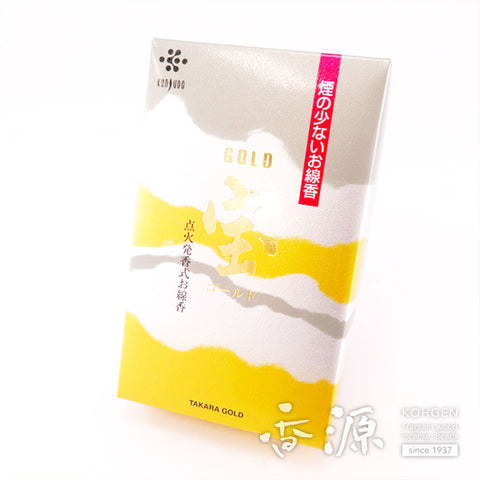 Kunjudo Incense Sticks, Takara Gold Rose, Low-Smoke Type, Large Box