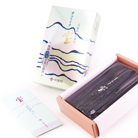 Kunjudo Incense Sticks, Takara Sapphire, Low-Smoke Type