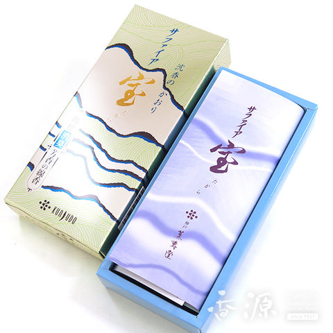 Kunjudo Incense Sticks, Takara Sapphire, Low-Smoke Type, Small Box