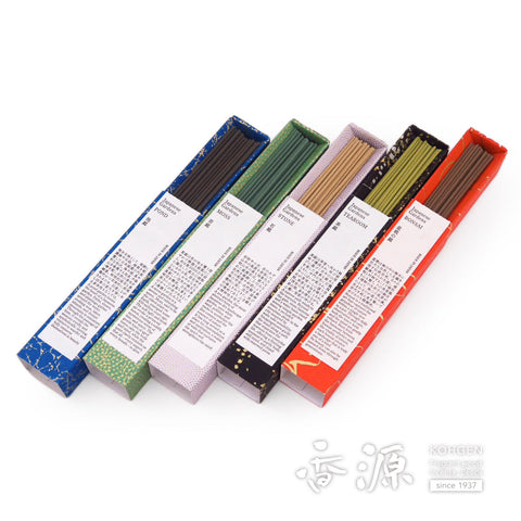 Kunjudo Incense, Japanese Gardens Series – Complete Set (5 Scents)