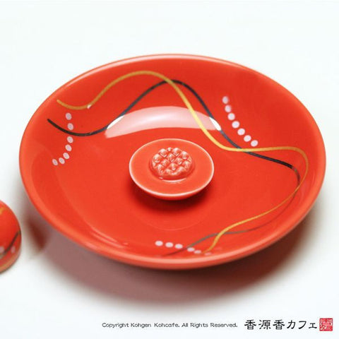 Arita Ware Incense Plate & Holder Set – Hana Kanzashi Series