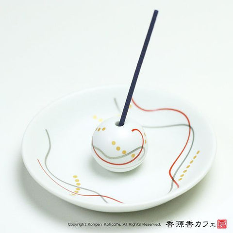 Arita Ware Incense Plate & Holder Set – Hana Kanzashi Series