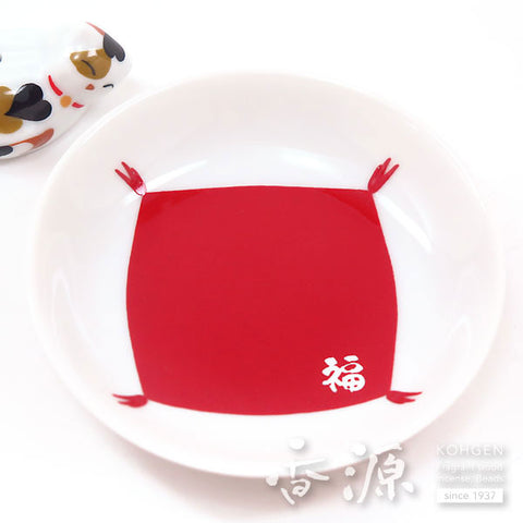 Arita Ware Incense Plate & Holder Set – Fukuneko Series