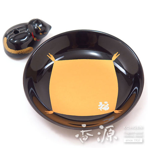 Arita Ware Incense Plate & Holder Set – Fukuneko Series
