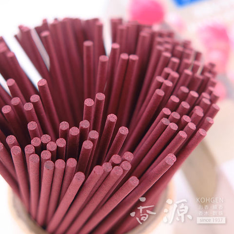 Kunjudo Incense Sticks, Hanakaori Flower, Low-Smoke Type