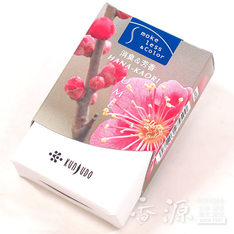 Kunjudo Incense Sticks, Hanakaori Flower, Low-Smoke Type