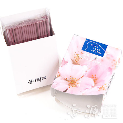 Kunjudo Incense Sticks, Hanakaori Flower, Low-Smoke Type