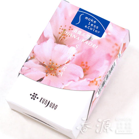 Kunjudo Incense Sticks, Hanakaori Flower, Low-Smoke Type