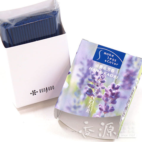 Kunjudo Incense Sticks, Hanakaori Flower, Low-Smoke Type