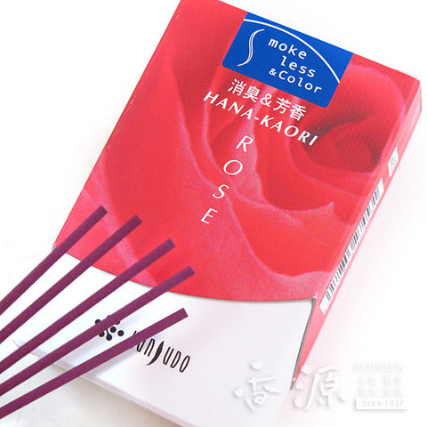 Kunjudo Incense Sticks, Hanakaori Flower, Low-Smoke Type