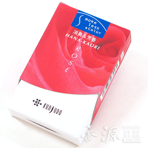 Kunjudo Incense Sticks, Hanakaori Flower, Low-Smoke Type
