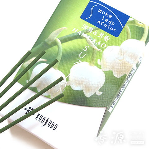 Kunjudo Incense Sticks, Hanakaori Flower, Low-Smoke Type