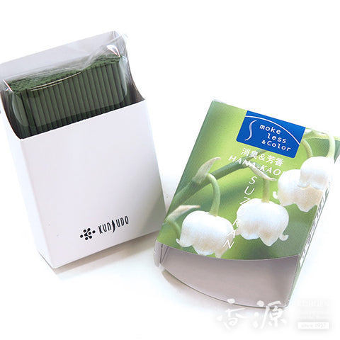 Kunjudo Incense Sticks, Hanakaori Flower, Low-Smoke Type