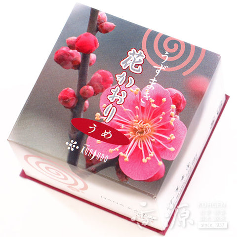 Kunjudo Incense Sticks, Hanakaori Flower, Low-Smoke Type