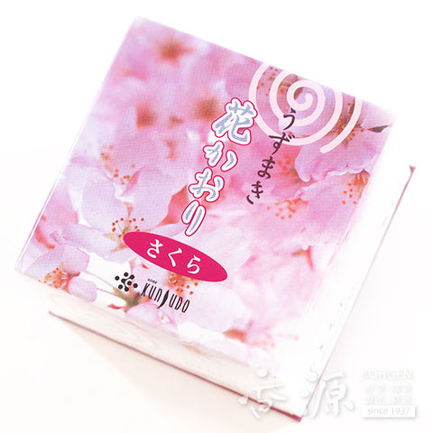 Kunjudo Incense Sticks, Hanakaori Flower, Low-Smoke Type